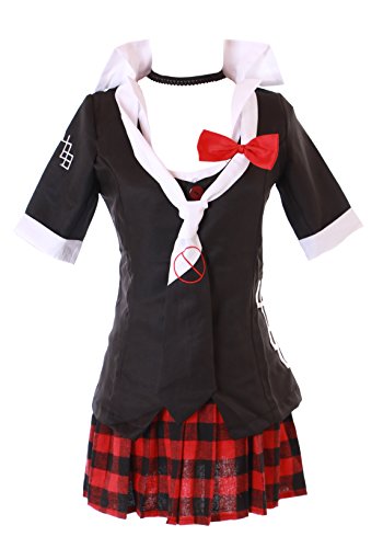 kawaiistory mn41 danganronpa junko enoshima 6teilig set schwarz gothic  faschings kostüm cosplay anime manga