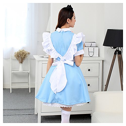 LSERVER Alice im Wunderland Kleid Anime Clubwear Phantasie ...